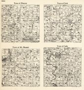 Green County - Monroe, York, Mt. Pleasant, Cadiz, Wisconsin State Atlas 1930c